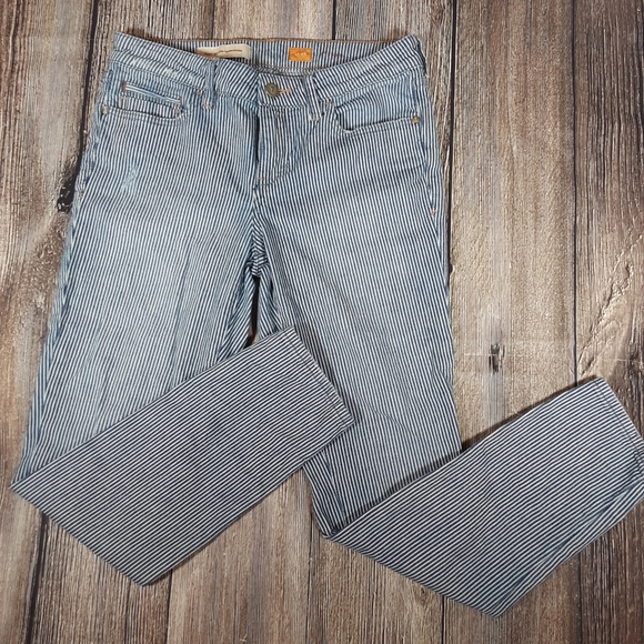 Pilcro and the Letterpress Denim - Anthro Pilcro Stet Railroad Striped Jeans 28